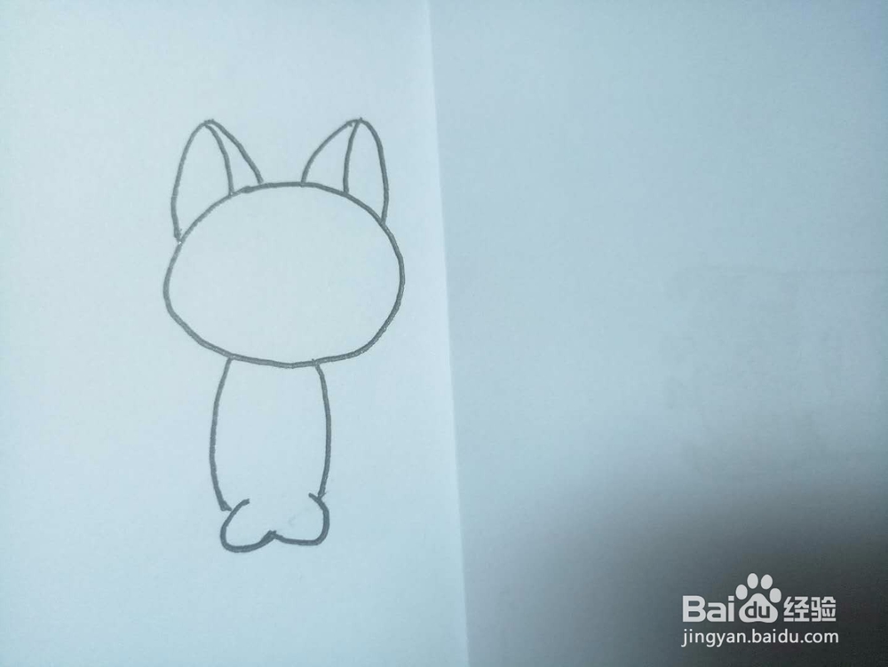教你画魔女宅急便kiki的简画或可爱猫咪的简画哦