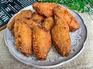 美味酥盐脆皮鸡翅的做法