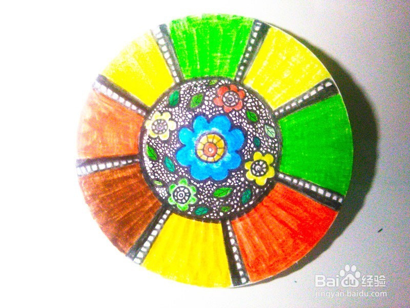 家居墙上小挂饰——文艺复古彩笔画