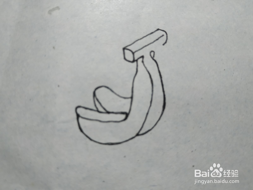 香蕉的简笔画怎么画