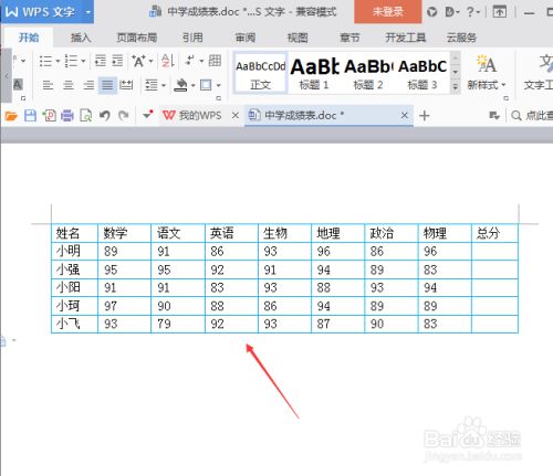 Word表格边框颜色设置方法 百度经验