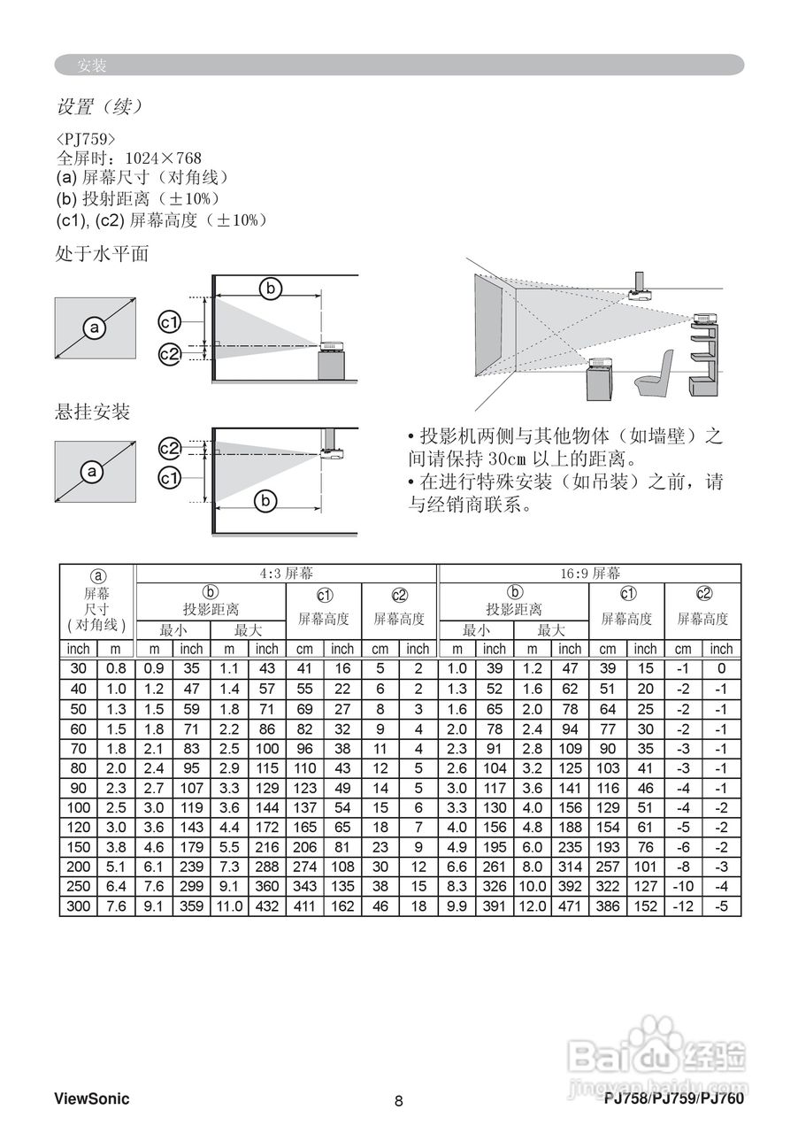 优派PJ760投影机使用说明书:[2]