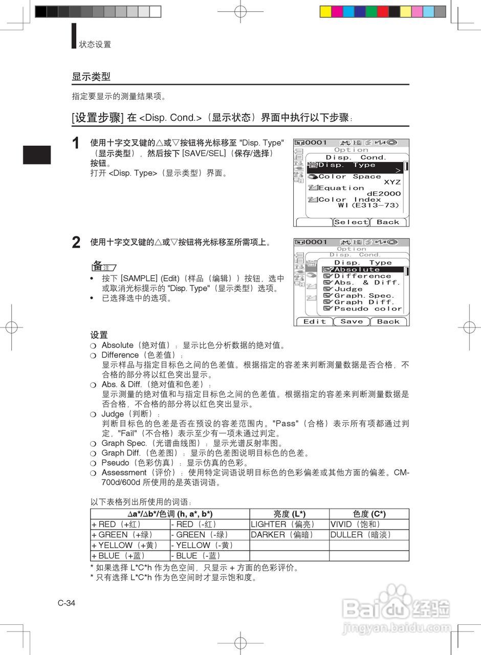 分光测色计CM-600d使用说明书:[4]
