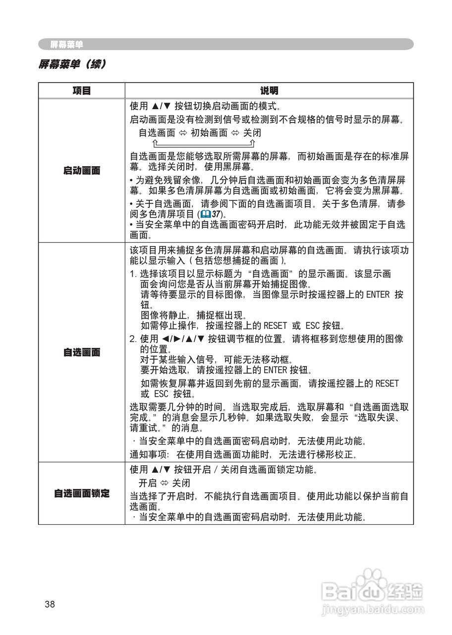 日立 CP-X265投影机说明书:[4]
