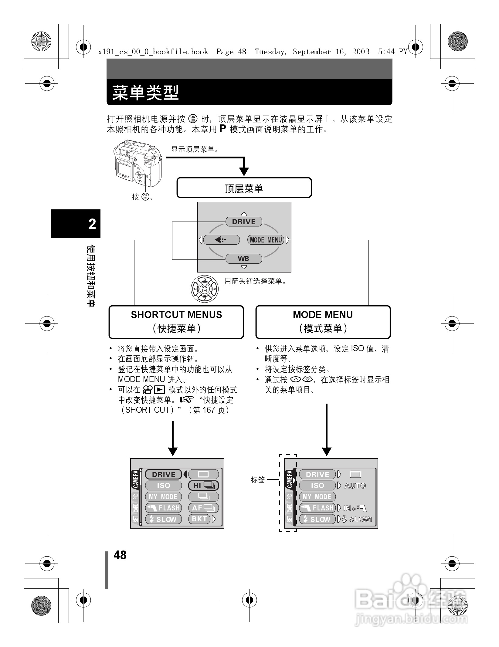 奥林巴斯 C-5060ZOOM数码相机说明书:[5]