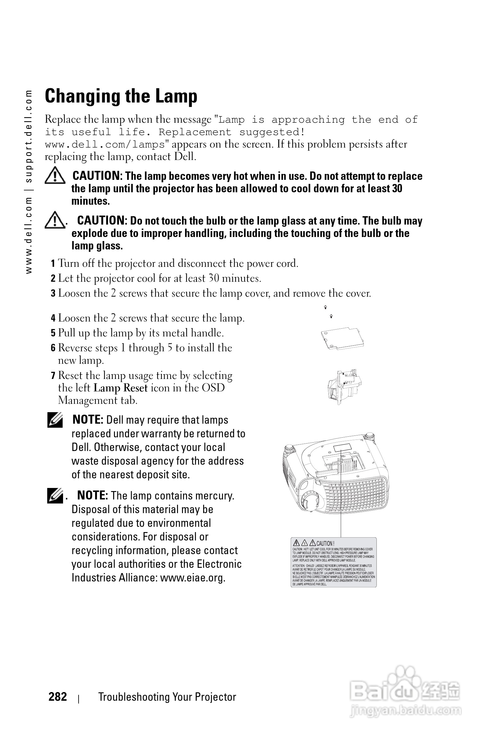 DELL Dell 1100MP Projector投影机说明书:[29]