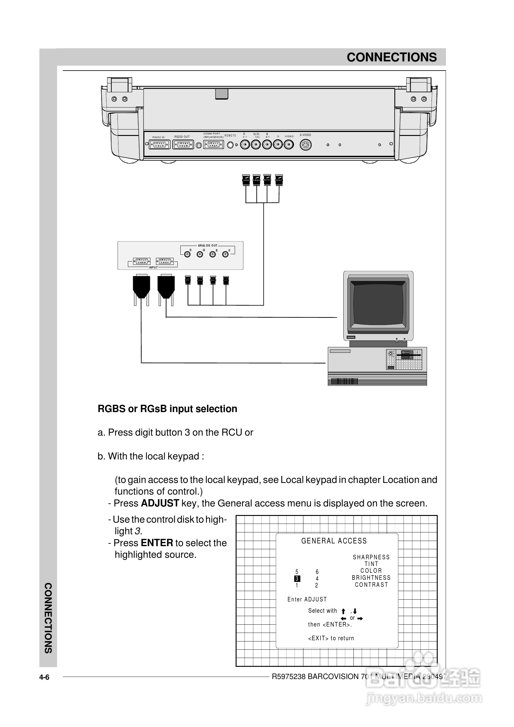 Barco巴可 VISION 701投影机说明书:[3]