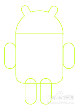 怎样用ADOBE FLASH动画软件画一个安卓机器人
