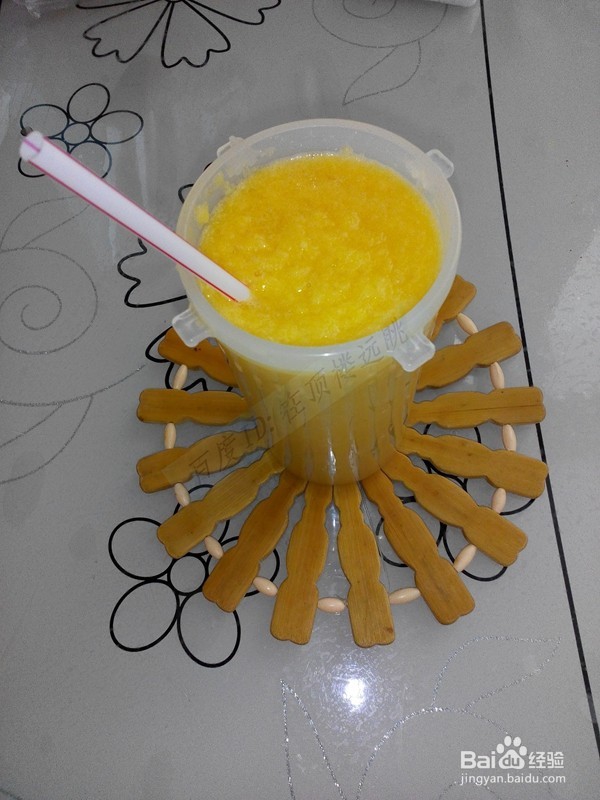 润肺养颜果汁——橙子雪梨