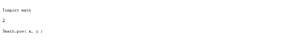 如何使用Python的pow函数