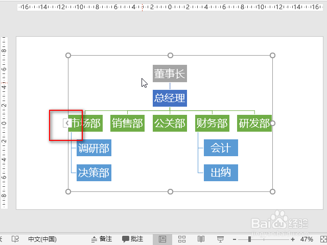 ppt\word\wps组织结构图怎么删除一个