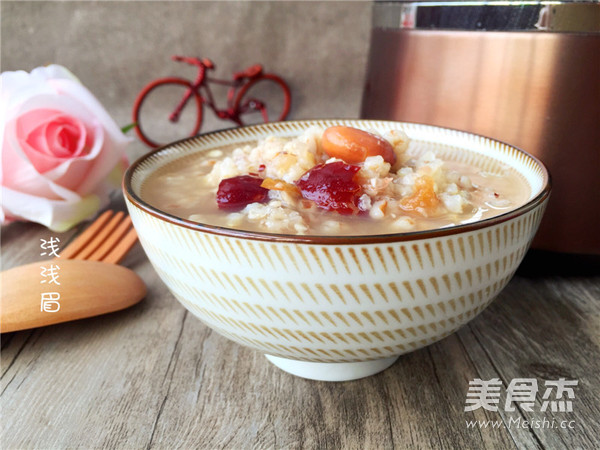 紫麦红枣米粥