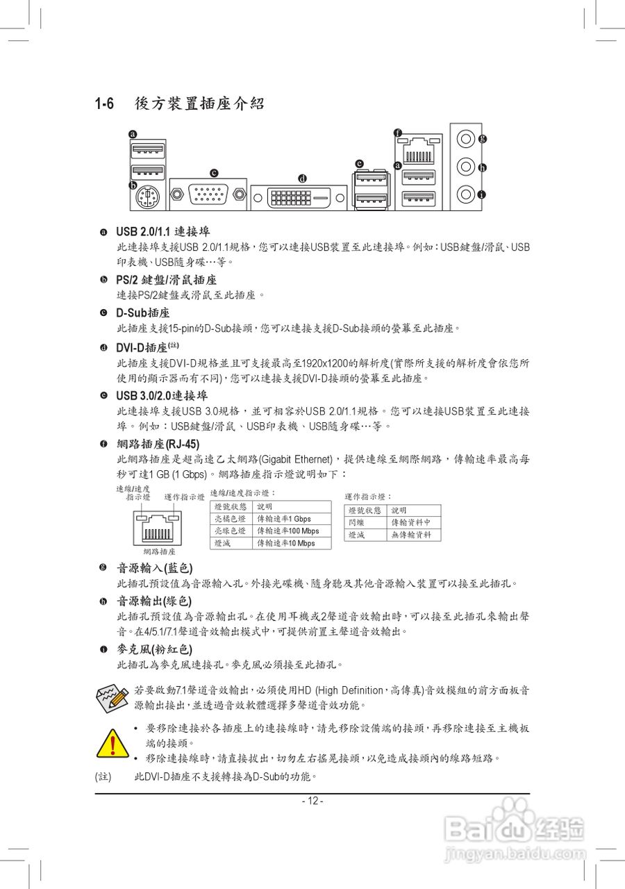 技嘉GA-H61MA-D2V主板使用手册:[2]