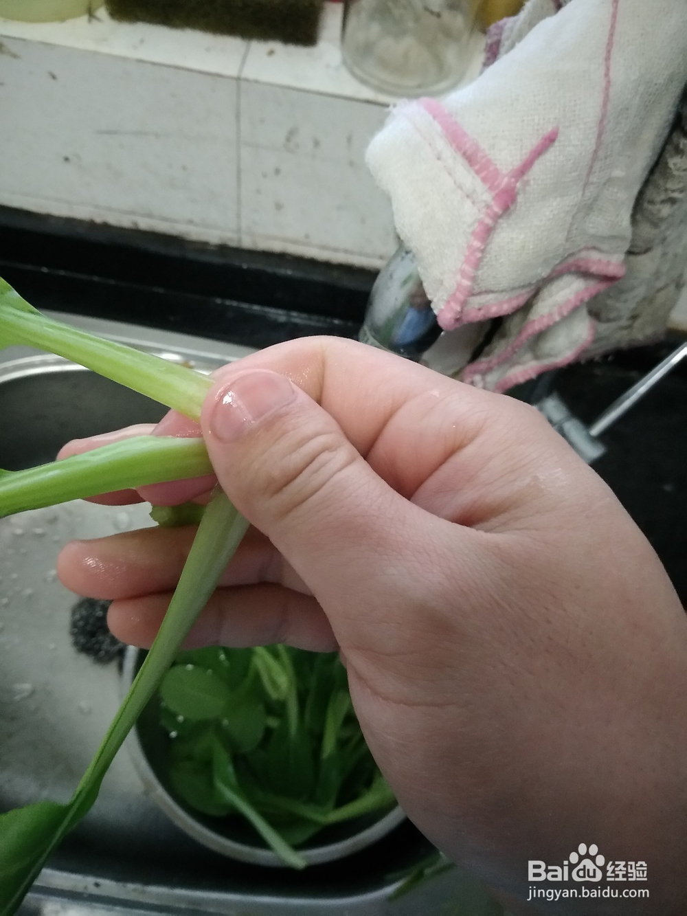 小青菜一手撵开法