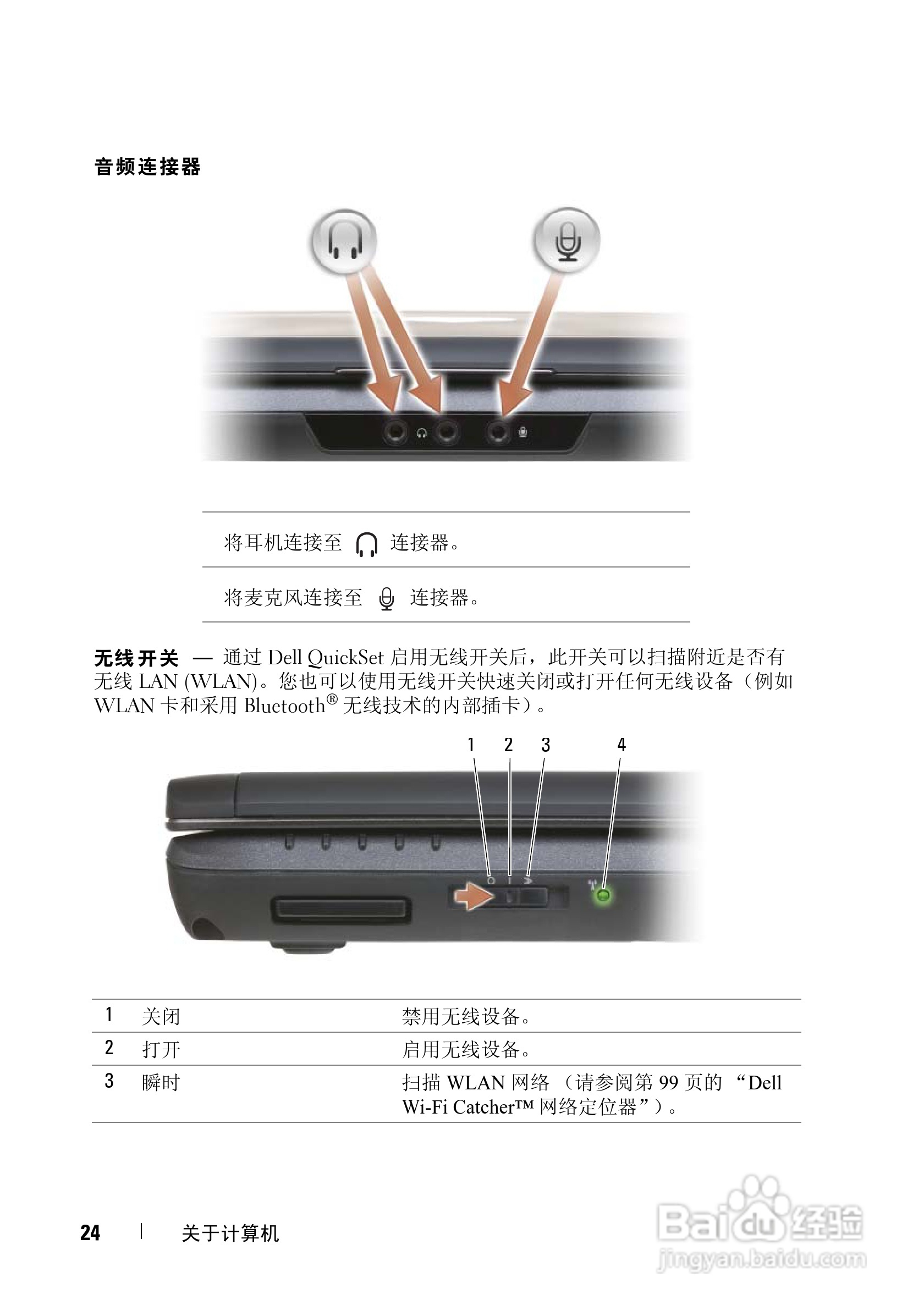 戴尔Vostro 1400笔记本电脑使用说明书:[3]