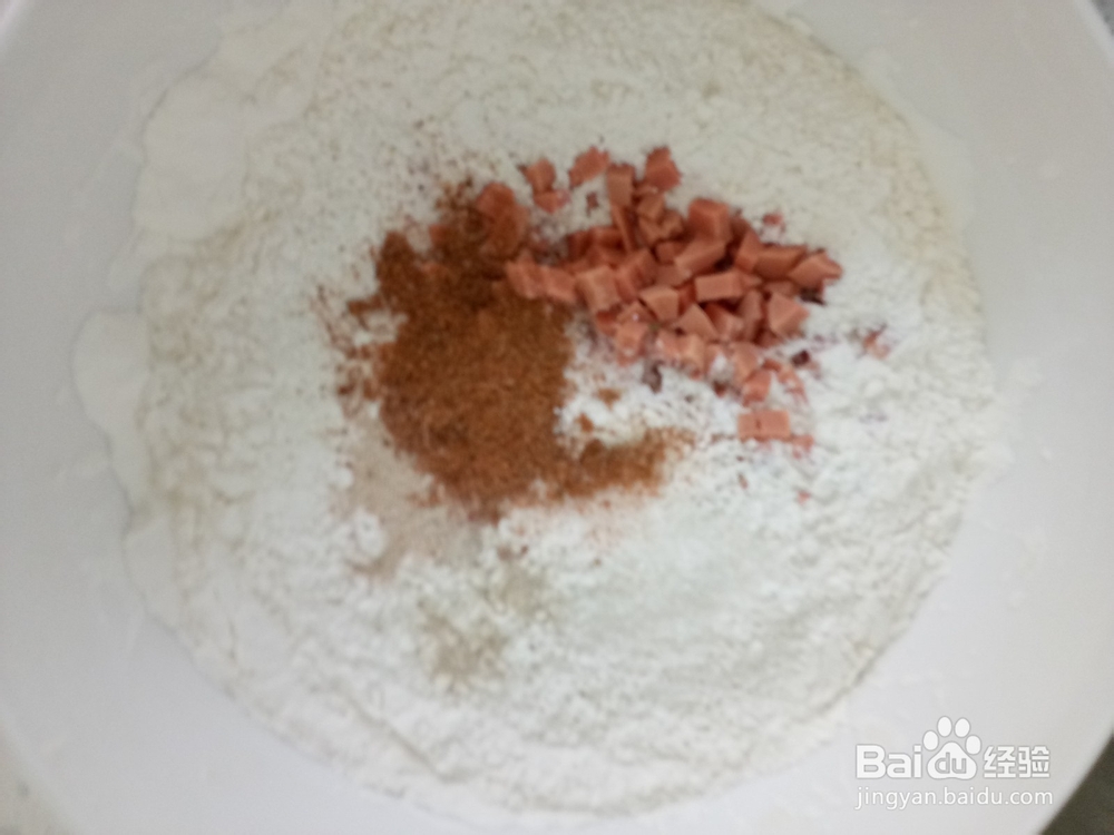 火腿肠发面饼