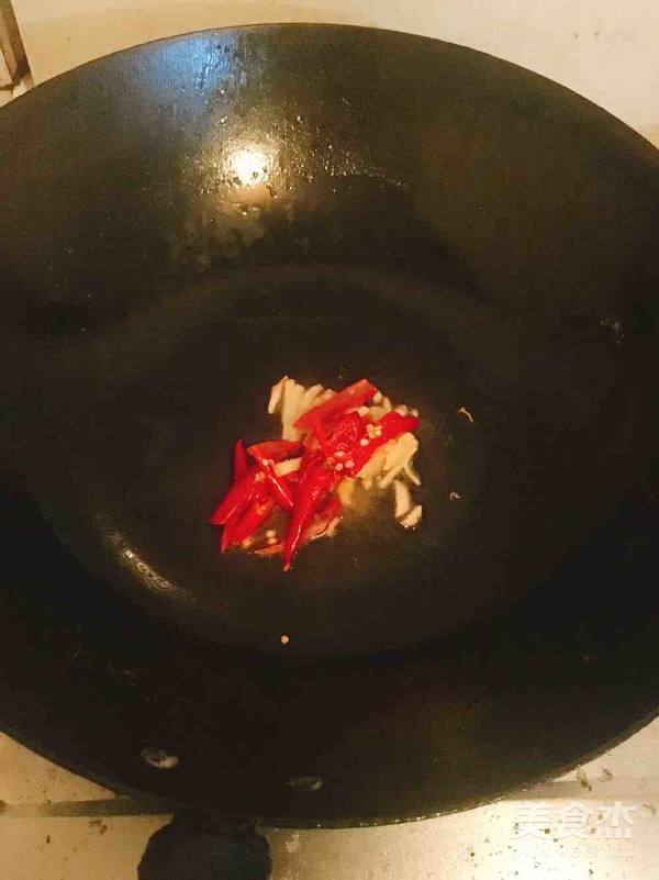 椒丝腐乳茼蒿菜