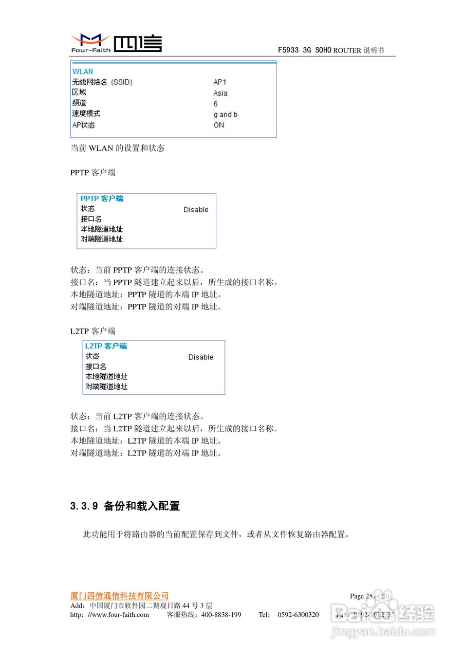 四信F5933 3G SOHO ROUTER使用说明书:[3]