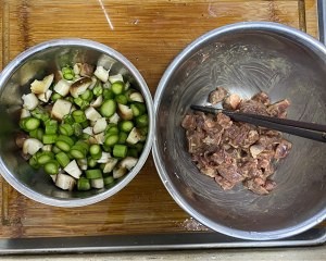 芦笋香菇牛肉焗饭
