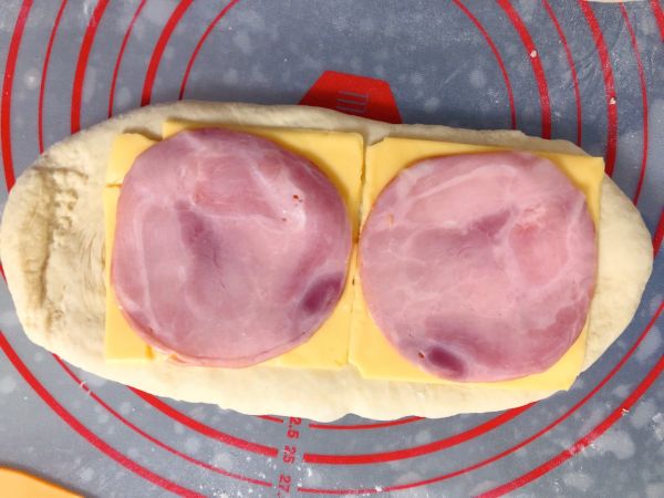 香葱芝士火腿吐司面包