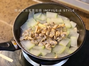 养生食补蛤蜊烧冬瓜的做法