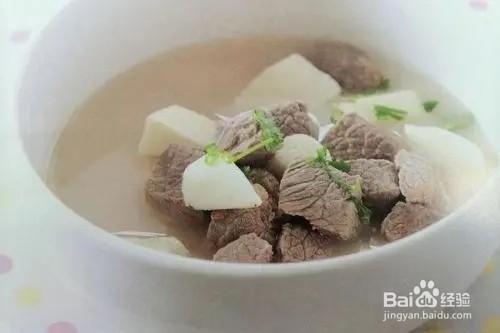 山药牛肉滋补汤