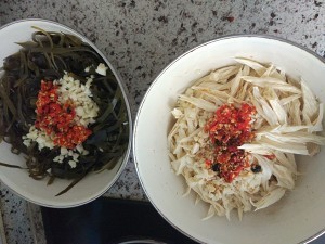食补佳品凉拌豆笋/腐竹的做法