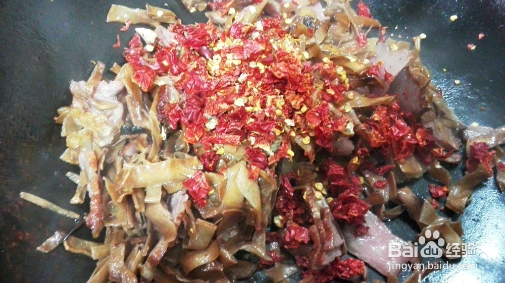家常菜＆扁豆干炒腊肉的做法