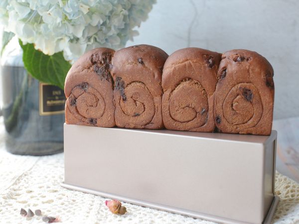 可可巧克力豆吐司