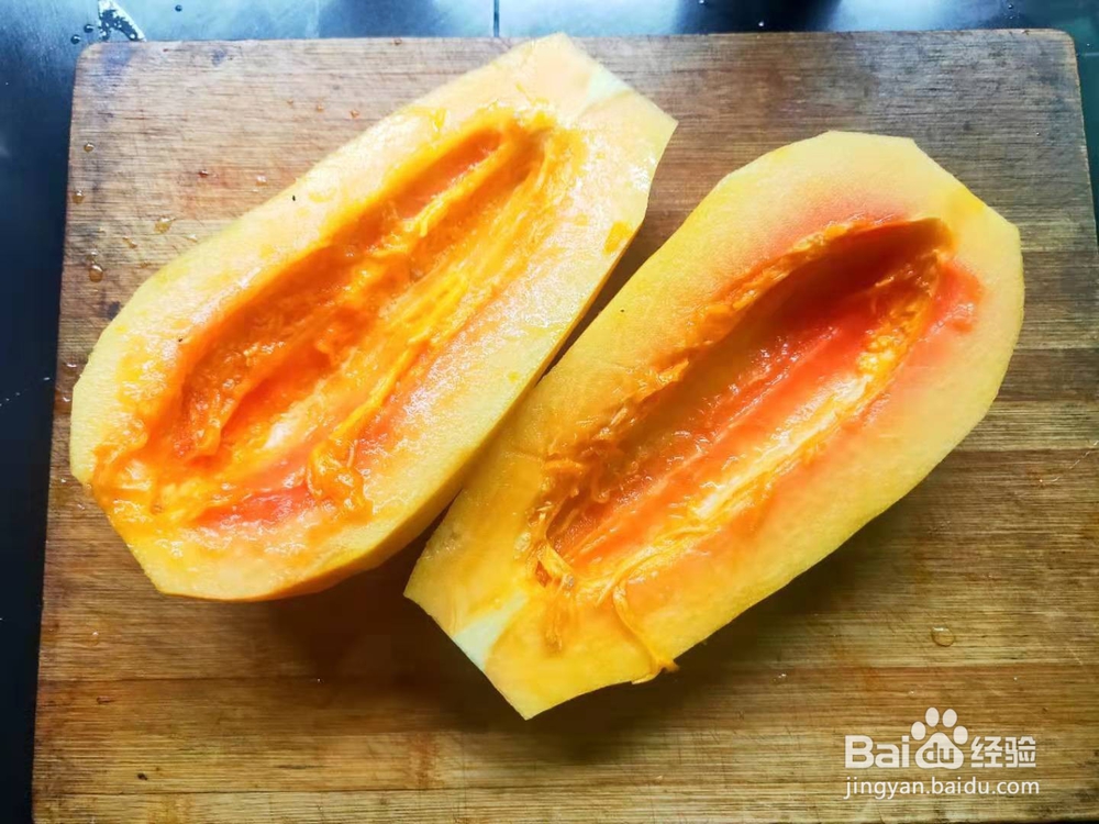 牛奶炖木瓜---便秘小菜谱