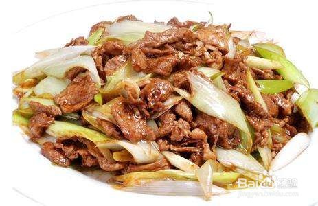 大葱爆炒羊肉