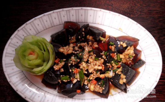 松花蛋怎么调料汁