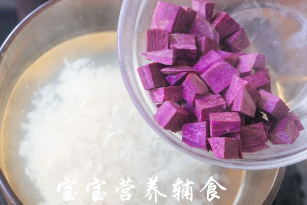苹果银耳紫薯羹