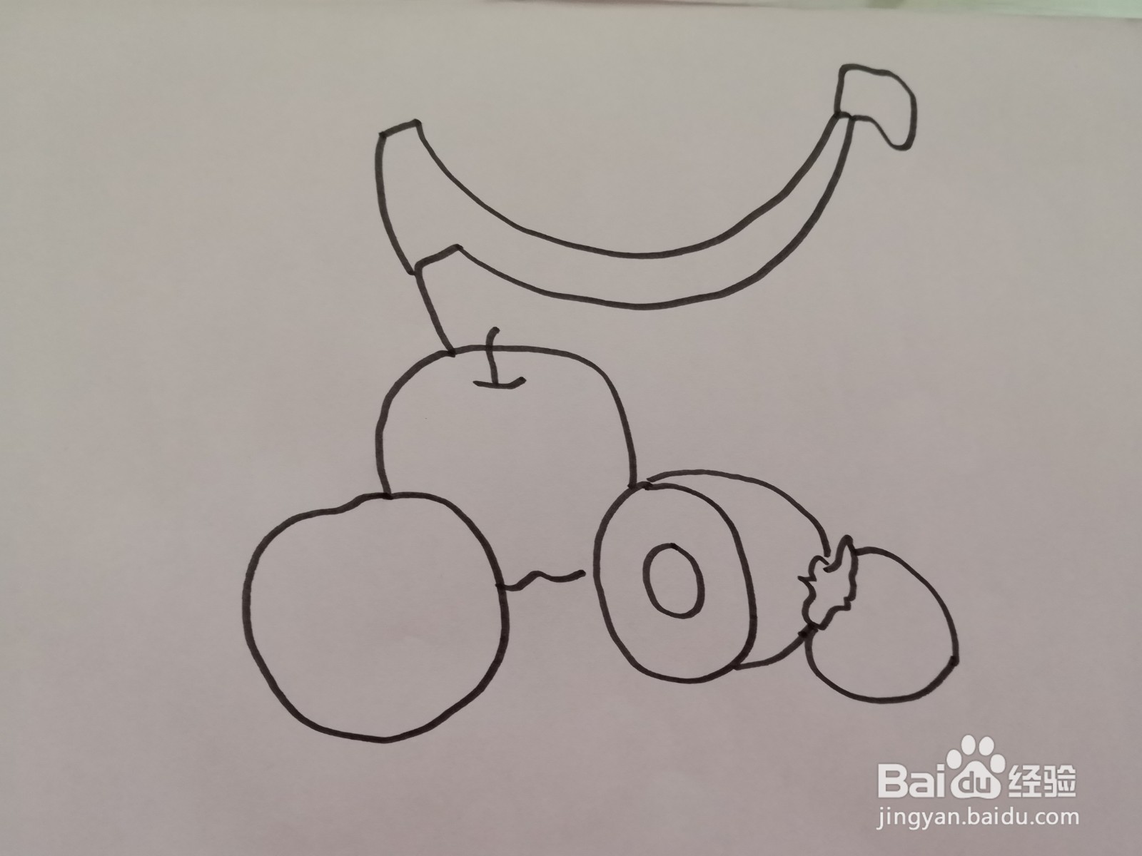 水果乐园简笔画