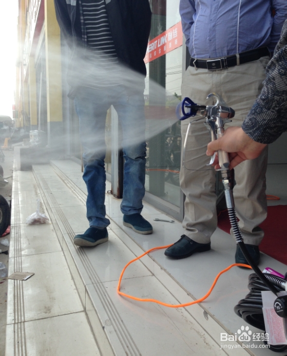 高压无气喷涂机(百克450款)标准安装使用教程