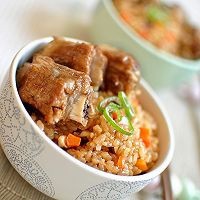 懒人版排骨焖米饭