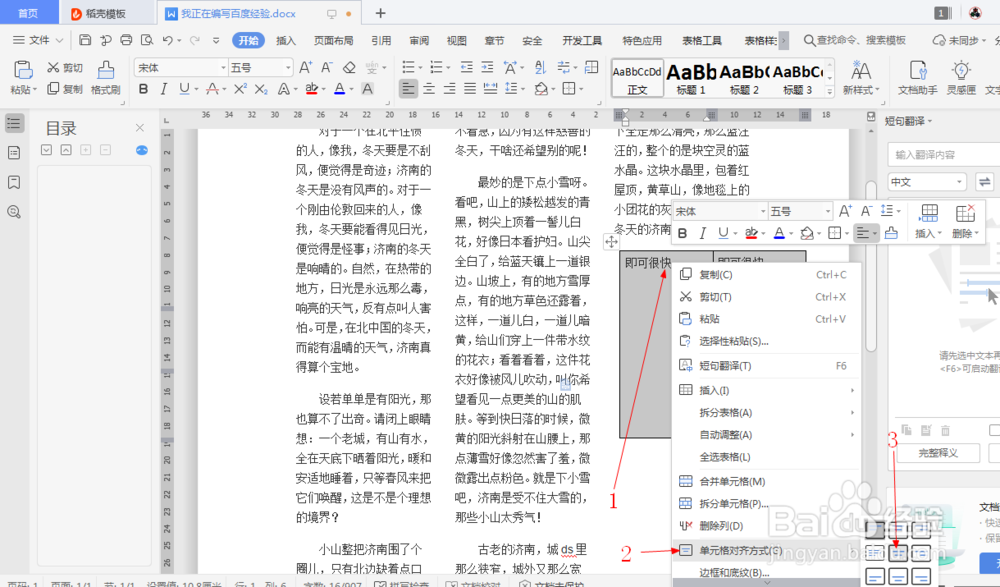 wps中如何设置单元格内文字的对齐方式(40)