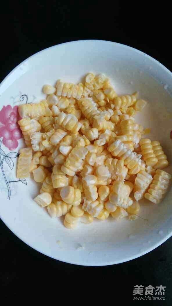 甜玉米炒豆腐丝