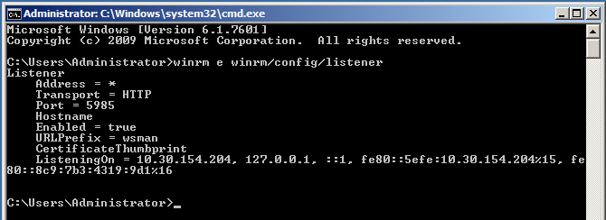 为windows开启winrm service, 以便进行远程管理