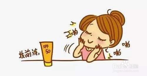 一组完整的化妆顺序