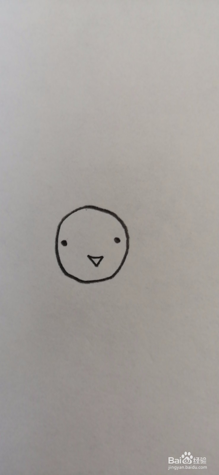 简笔画-可爱卡通小鸡简笔画