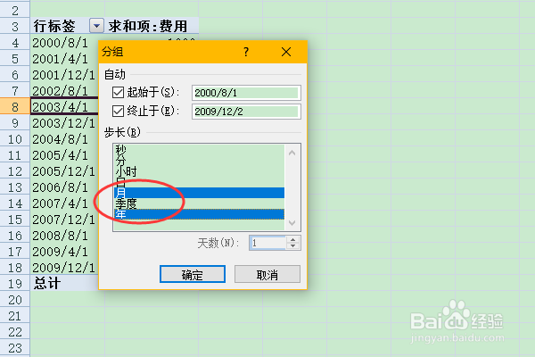 excel快速用年月汇总数据