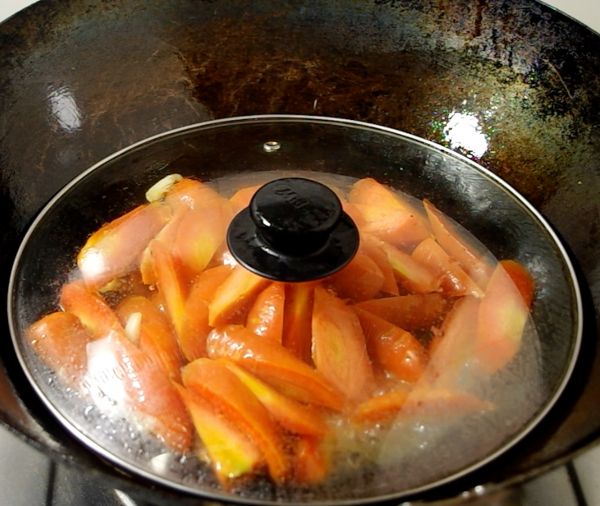 家常清炒胡萝卜