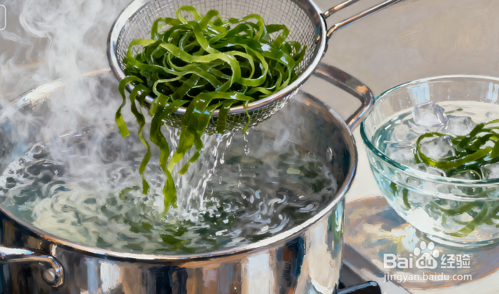 凉拌海带丝：脆爽开胃，去腥味小技巧，超下饭