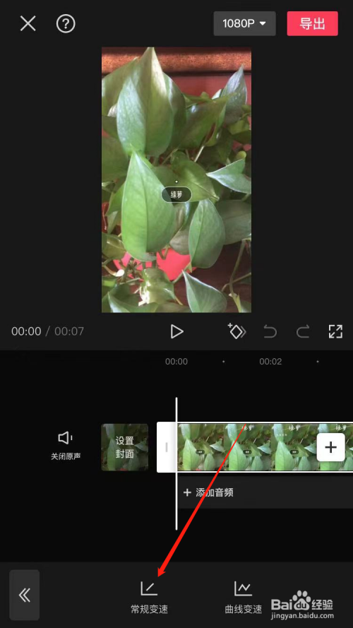 怎么让视频变慢