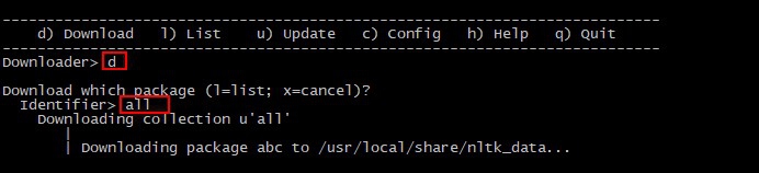 Linux下自然语言处理的环境搭建