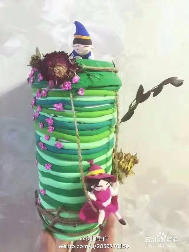 粘土diy作品——演绎春天来了