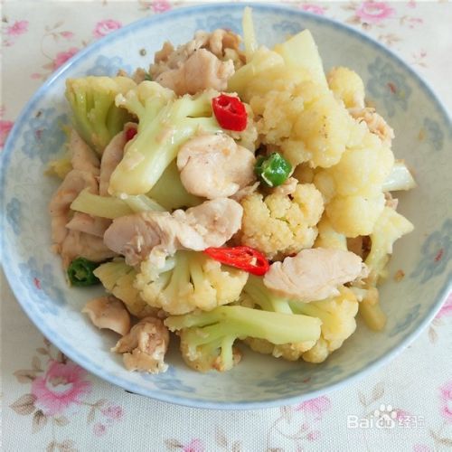 美食/營養 > 素菜炒菜花,原料有菜花,油,等,製作簡單,口感良好,適宜於