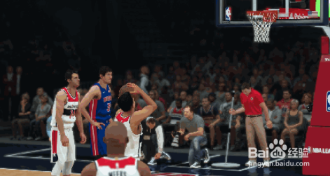 NBA2K19游戏空档位中投上篮技巧