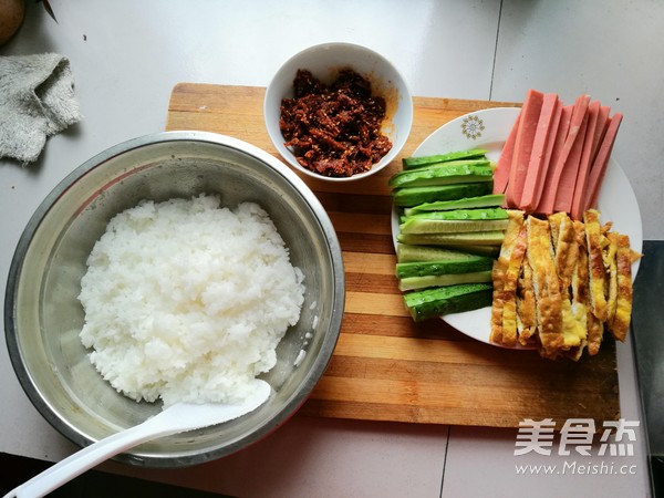 紫菜包饭寿司家庭简易款